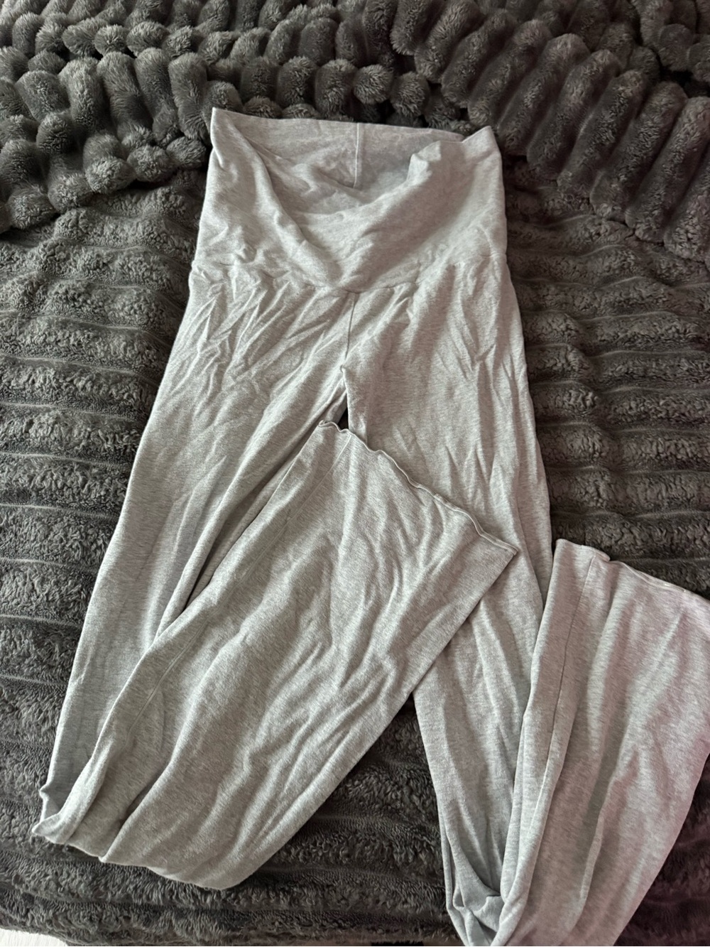 SKIMS Light Gray High-Rise Comfort Leggings